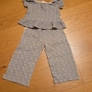 Girl's Floral Outfit